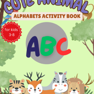 Cute Animals Alphbets Activity Book